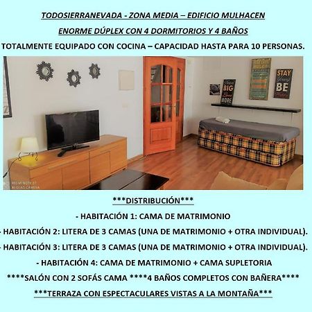 Todosierranevada - Duplex 4 Dormitorios - Vistas Espectaculares A La Montana Sierra Nevada Eksteriør billede