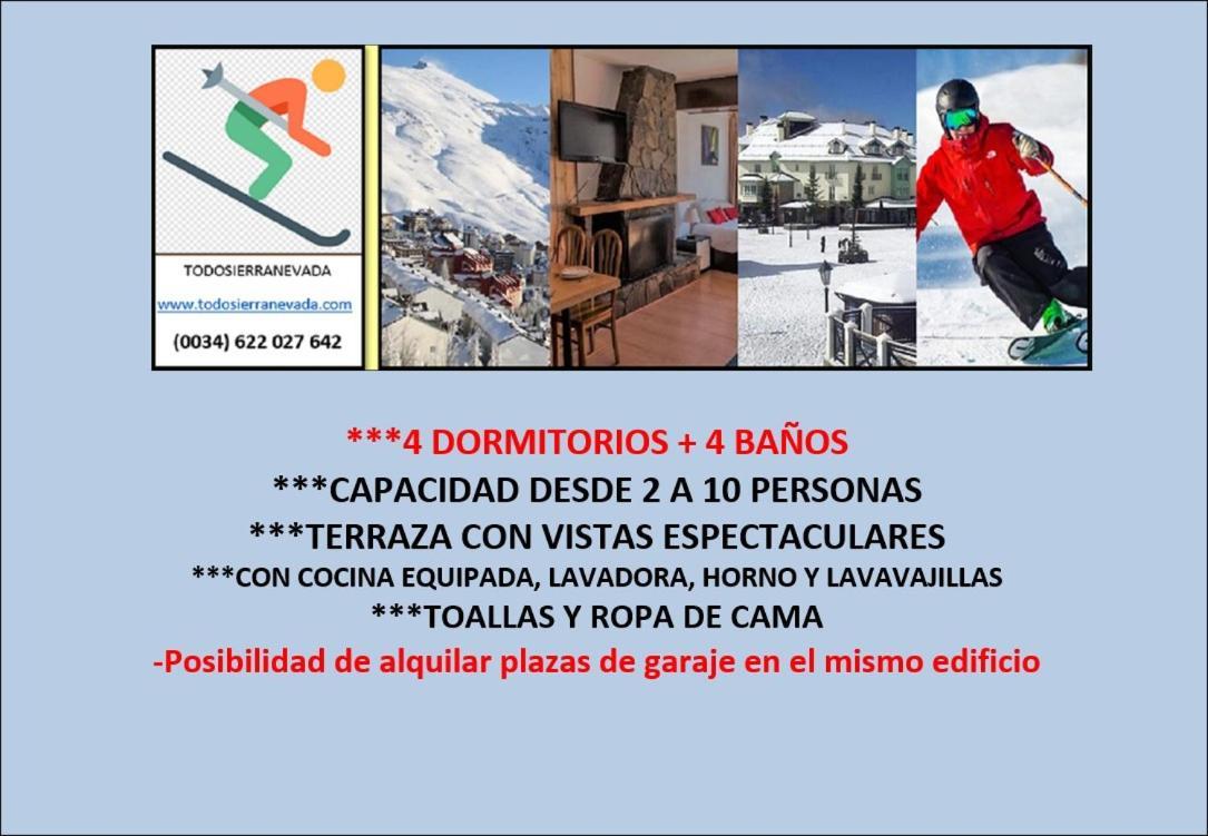 Todosierranevada - Duplex 4 Dormitorios - Vistas Espectaculares A La Montana Sierra Nevada Eksteriør billede